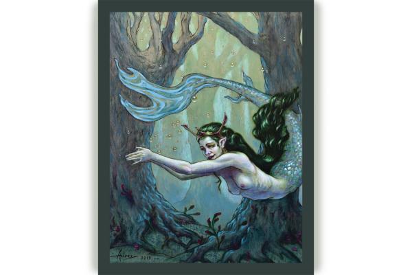 Forest Mermaid print
