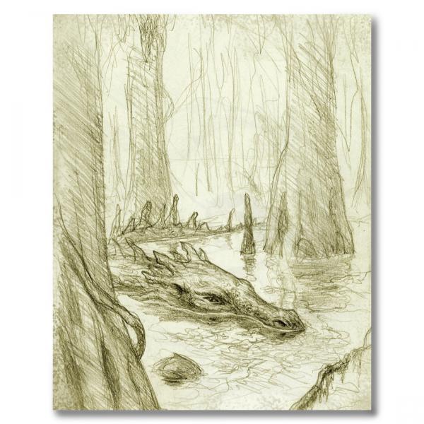 Swamp Dragon print picture