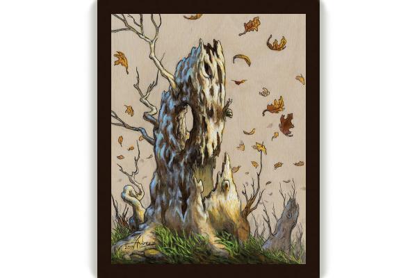 "Snail Stump" print