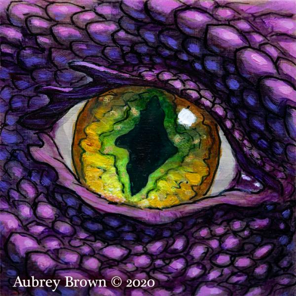 Custom dragon eye painting picture