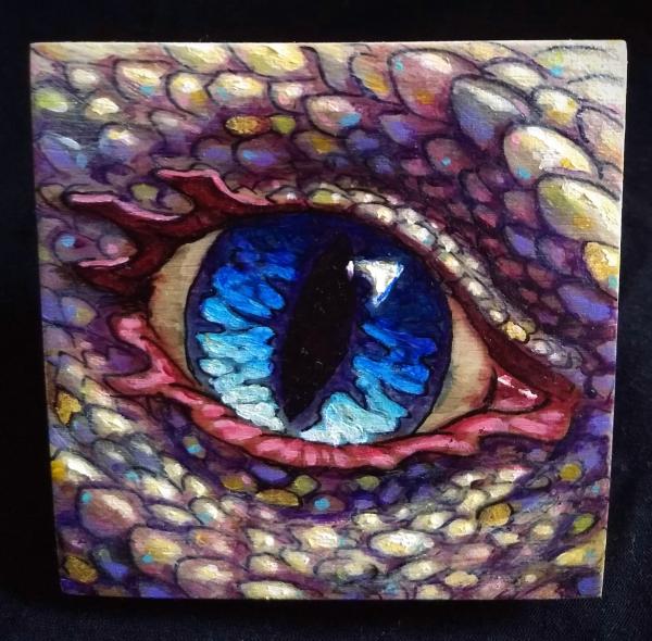 Custom dragon eye painting picture