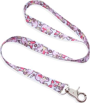 Berry-Kei Cake Fox Lanyard