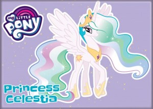My Little Pony Princess Celestia Standing Image Refrigerator Magnet NEW UNUSED picture