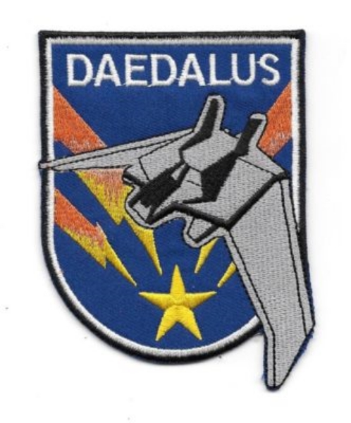 Stargate Atlantis TV Series Daedalus Ship Captain Embroidered Patch, NEW UNUSED