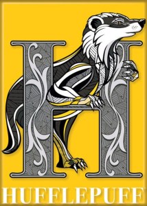 Harry Potter Hufflepuff Creature Crest Logo Image Refrigerator Magnet NEW UNUSED