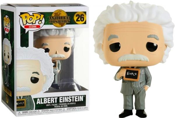 Albert Einstein American History Vinyl POP! Figure Toy #26 FUNKO NEW MIB