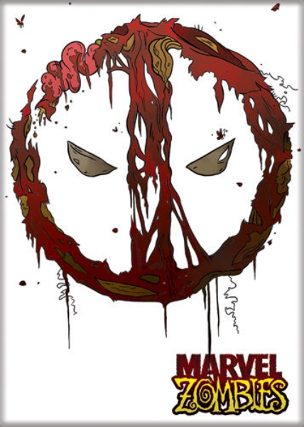 Marvel Zombies Deadpool Eyes Logo Art Image Refrigerator Magnet NEW UNUSED