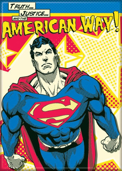 DC Comics Superman Truth Justice The American Way Refrigerator Magnet NEW UNUSED picture