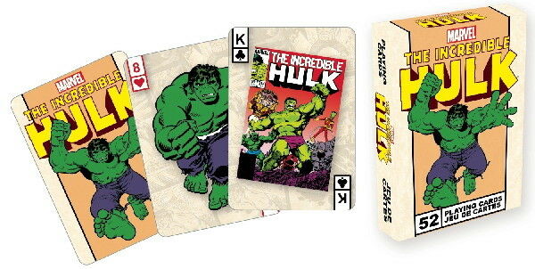 The Incredible Hulk Comic Art Illustrated Poker Playing Cards Deck, NEW SEALED picture