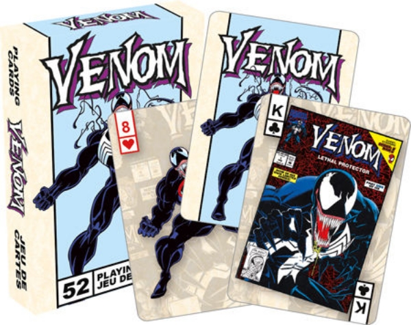 Marvel Comics Venom Retro Comic Art Illustrated Poker Playing Cards Deck SEALED picture