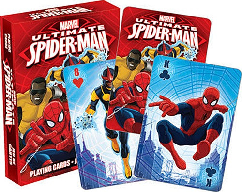 Marvel Comics Ultimate Spider-Man Comic Art Poker Playing Cards Deck, NEW SEALED