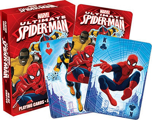 Marvel Comics Ultimate Spider-Man Comic Art Poker Playing Cards Deck, NEW SEALED picture