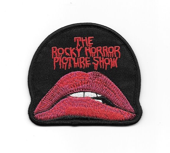 The Rocky Horror Picture Show Name and Lips Logo Embroidered Patch NEW UNUSED