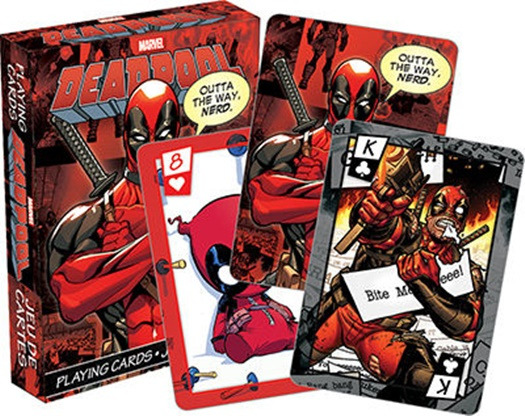 Marvel Comics Deadpool Comic Art Illustrated Playing Cards Deck, NEW SEALED picture