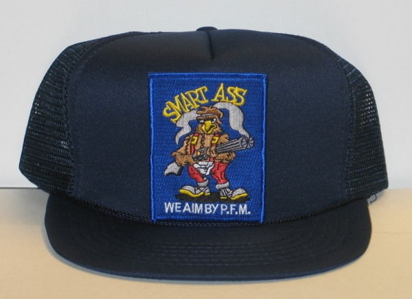 Aliens Movie Marines Smart Ass Drop Ship on a Black Baseball Cap Hat NEW