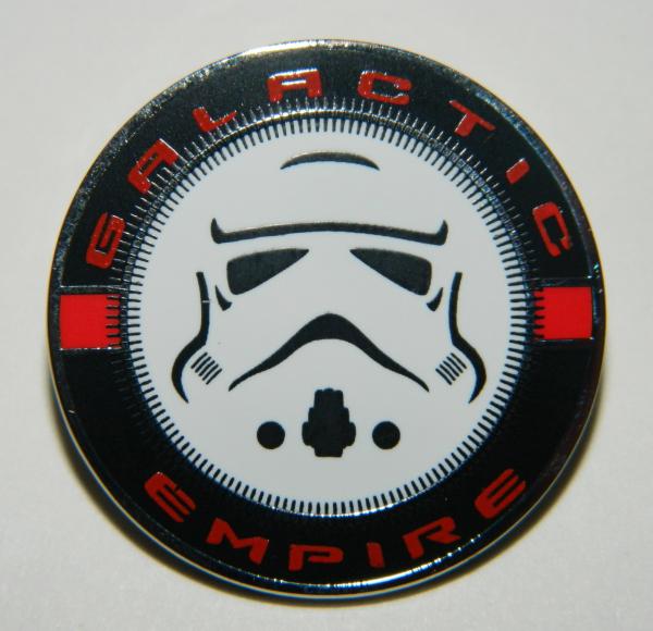 Star Wars Galactic Empire Stormtrooper Helmet Metal Enamel Pin 2007 NEW UNUSED picture