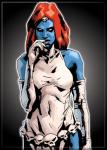 Marvel Comics X-Men Mystique Standing Figure Comic Art Refrigerator Magnet, NEW