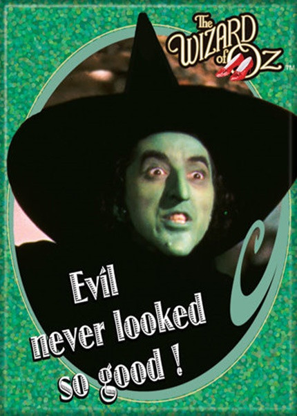 The Wizard of Oz Wicked Witch Evil Looked So Good Photo Refrigerator Magnet NEW picture