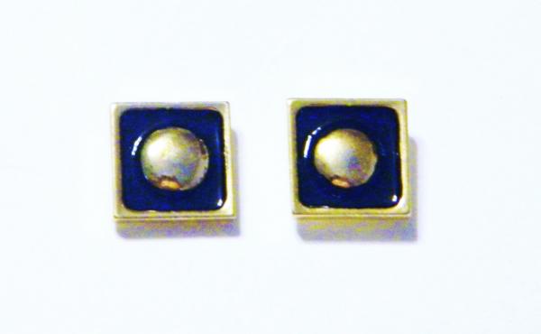 Star Trek: The Next Generation Pair of Commodore Metal Cloisonne Collar Pins NEW