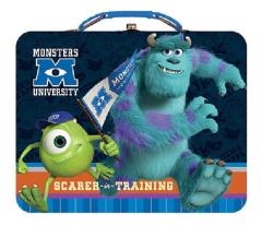 Walt Disney Monsters University Large Carry All Tin Tote Lunchbox Style B NEW picture