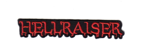Hellraiser Movie Name Logo Embroidered Patch, NEW UNUSED
