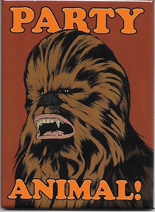 Star Wars Chewbacca Party Animal Art Image Refrigerator Magnet NEW UNUSED picture