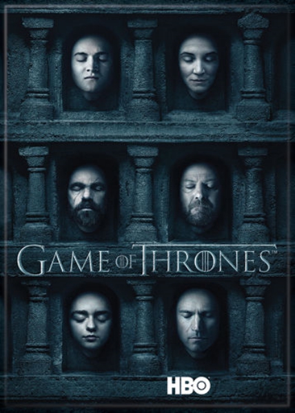 Game of Thrones Season 6 Promo Hall of Faces Image Refrigerator Magnet UNUSED