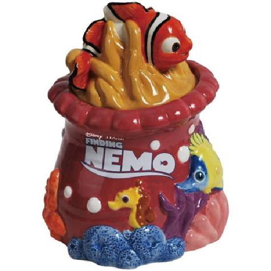 Walt Disney's Finding Nemo, Nemo Figure Ceramic Cookie Jar, 2011 NEW UNUSED
