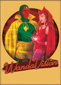 WandaVision TV Series Wanda and Vision Halloween Refrigerator Magnet NEW UNUSED picture