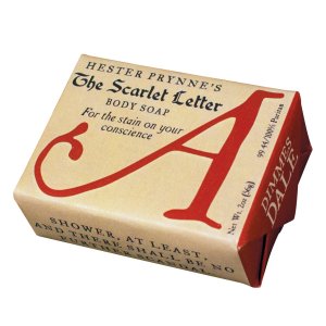 Hester Prynne’s The Scarlet Letter Body Soap Bar For Stain On Your Conscience