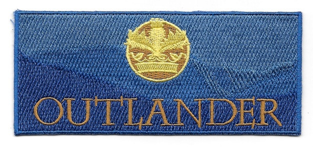 Outlander TV Series Crowned Thistle Opening Logo Embroidered Patch NEW UNUSED