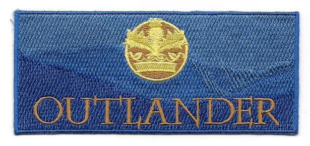 Outlander TV Series Crowned Thistle Opening Logo Embroidered Patch NEW UNUSED picture