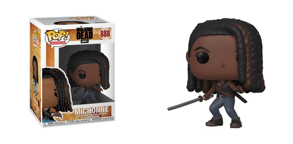 The Walking Dead TV Series Michonne w/ Sword Vinyl POP! Figure Toy #888 NEW MIB