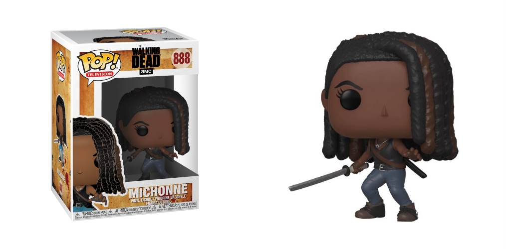 The Walking Dead TV Series Michonne w/ Sword Vinyl POP! Figure Toy #888 NEW MIB picture