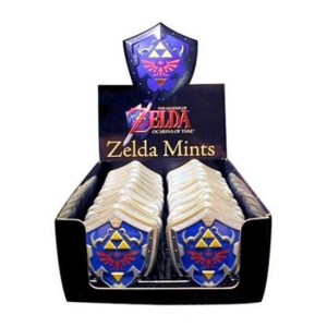 The Legend of Zelda Video Game Hylian Shield PepperMints Box of 18 NEW SEALED picture