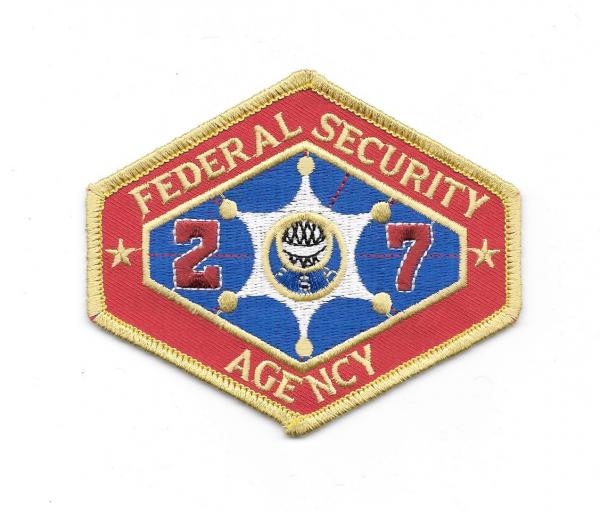 Outland Movie Federal Security Agency Logo Embroidered Patch NEW UNUSED