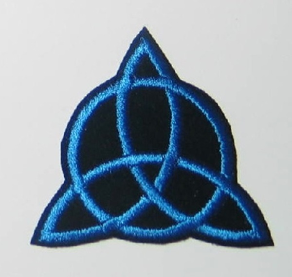 Charmed TV Show Power of Three Blue Logo Embroidered Patch NEW UNUSED