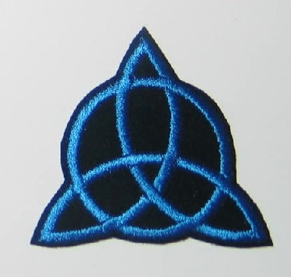 Charmed TV Show Power of Three Blue Logo Embroidered Patch NEW UNUSED picture