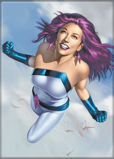 Marvel Comics Jessica Jones Flying Comic Art Refrigerator Magnet, NEW UNUSED