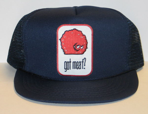 Aqua Teen Hunger Force Meatwad Got Meat? on a Black Baseball Cap Hat NEW