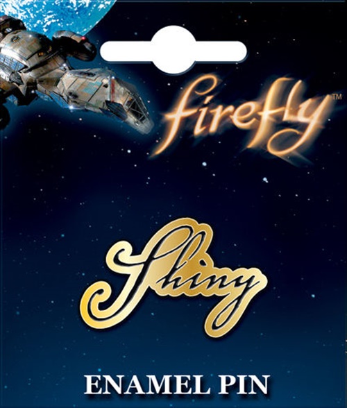 Firefly/Serenity Shiny Name Logo Licensed Enamel Metal Lapel Pin NEW SEALED picture