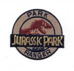 Jurassic Park Movie Park Ranger Logo Embroidered Patch, NEW UNUSED
