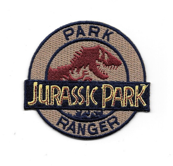 Jurassic Park Movie Park Ranger Logo Embroidered Patch, NEW UNUSED picture