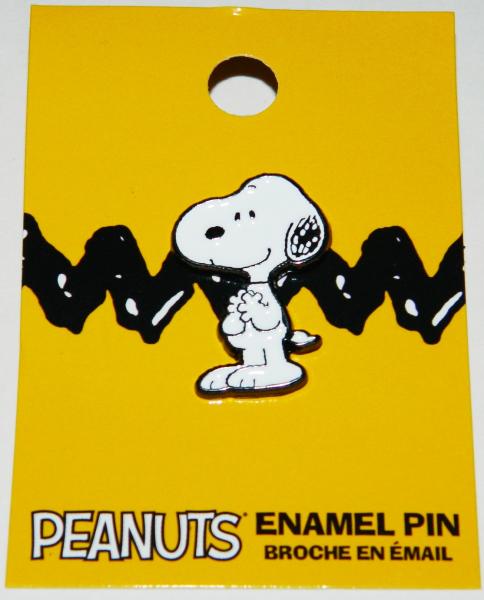 Peanuts Comic Strip Animated Snoopy Standing Figure Enamel Metal Pin NEW UNUSED picture