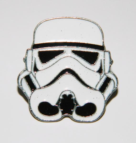 Star Wars Imperial Stormtrooper Helmet Metal Enamel Pin NEW UNUSED