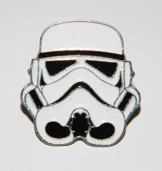 Star Wars Imperial Stormtrooper Helmet Metal Enamel Pin NEW UNUSED picture