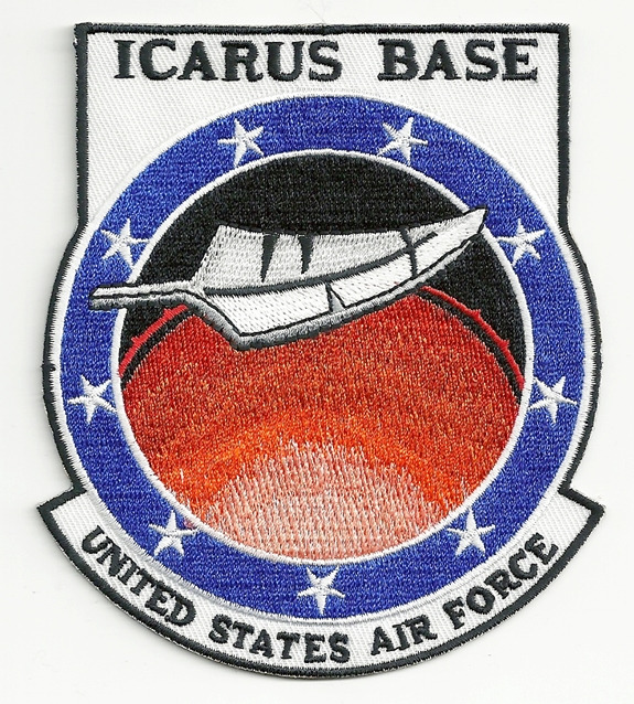 Stargate Universe TV Series ICARUS Base Logo Embroidered Shoulder Patch NEW