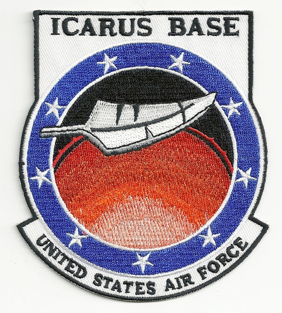 Stargate Universe TV Series ICARUS Base Logo Embroidered Shoulder Patch NEW picture