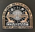 Alien Covenant Movie Deluxe Crew Uniform Patch Tan NEW UNUSED