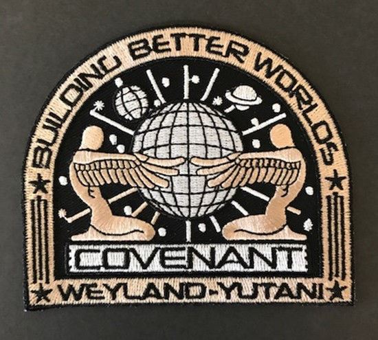 Alien Covenant Movie Deluxe Crew Uniform Patch Tan NEW UNUSED